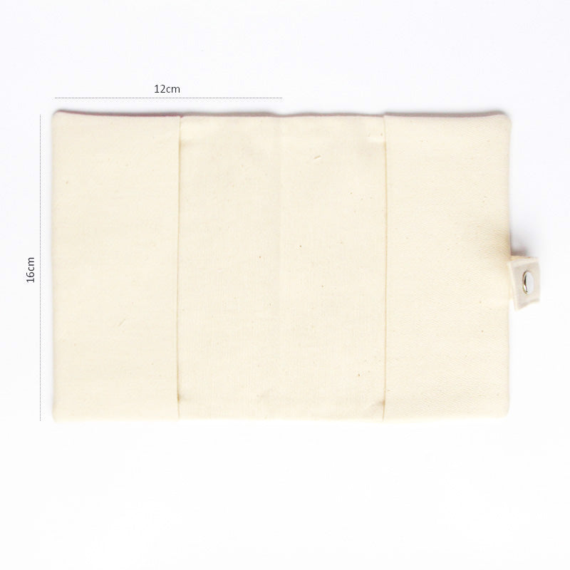 Protège carnet de santé 12x16 cm pour animaux de compagnie en tissu - Prénom brodé personnalisé - Fait-main - Made in France - Azure et Gaia