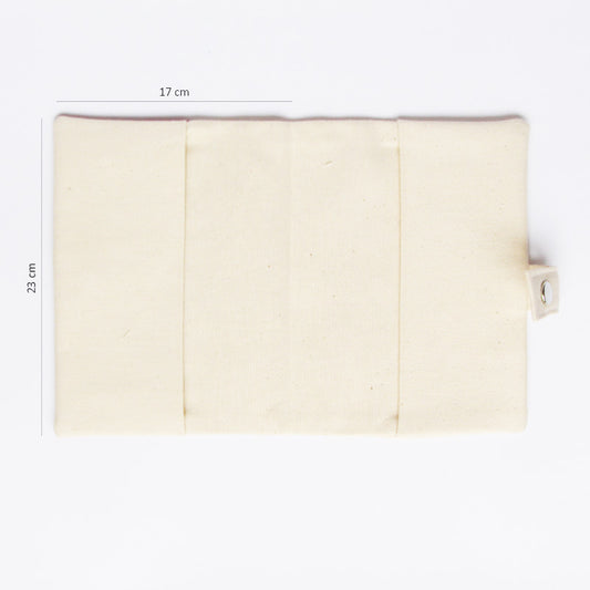 Protège carnet de sante pour animaux de compagnie, 16x22cm, en coton - dimensions