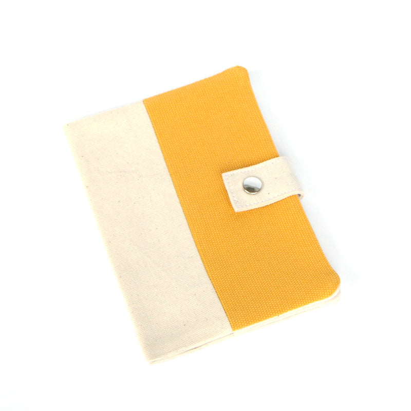 pochette de rangement pour carnet de sante pour animaux de compagnie bleu 12x16cm en coton