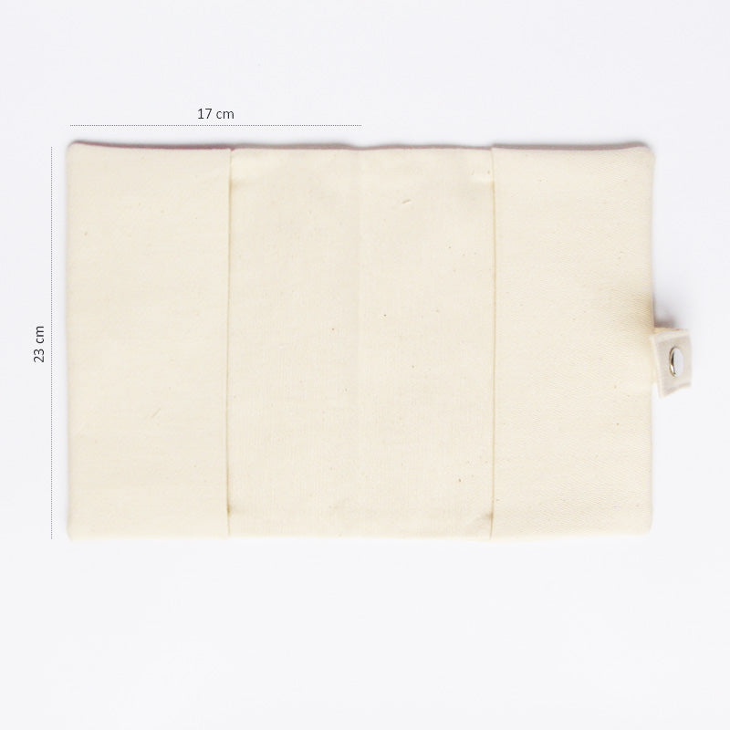 Protège carnet de sante pour animaux de compagnie, 16x22cm, en coton - dimensions